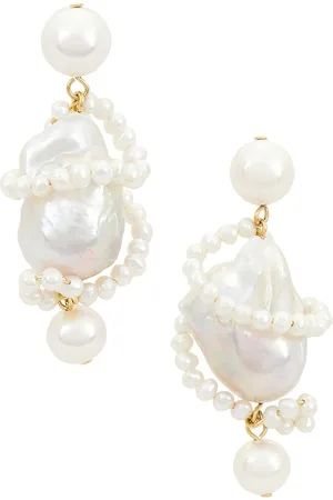 COMPLETEDWORKS Freshwater & Baroque Pearl Earring in