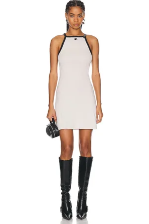 Courrèges Buckle Contrast Dress in