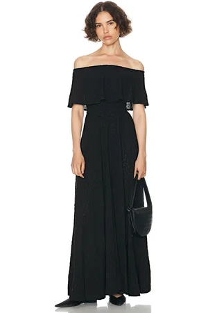 Helsa Petite Eyelet Garden Midi Dress in