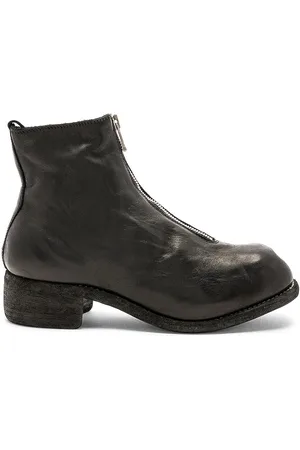 GUIDI Soft Horse Full Grain Front Zip Boots in