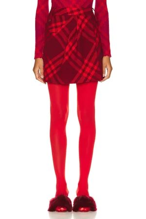 Burberry Check Mini Skirt in