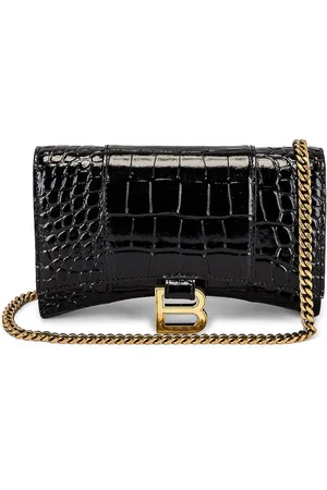 Balenciaga Hourglass Wallet On Chain Bag in