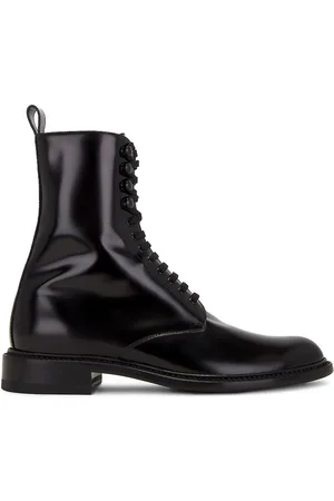 Saint Laurent Army 20 Lace Up Boot Cuir Anton in