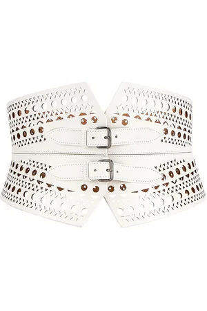 Alaïa Double Buckle Belt in