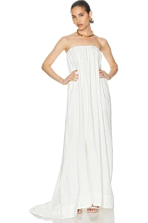 Helsa Crinkle Pleated Gown in