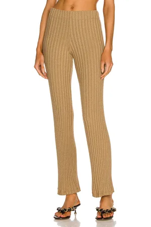 ENZA COSTA Lurex Sweater Rib Pant in