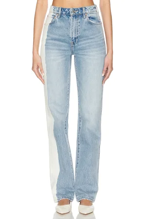 GRLFRND Sara Super High-rise Straight Jeans in
