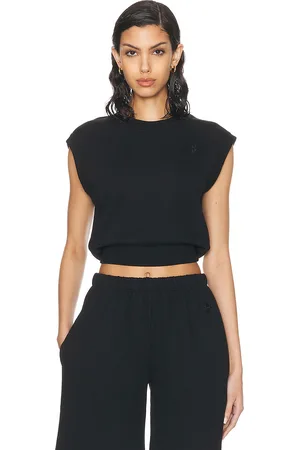 ÉTERNE Sleeveless Crewneck Top in