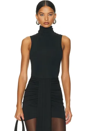 Helsa Turtleneck Tank in 2nd Skin Jersey in
