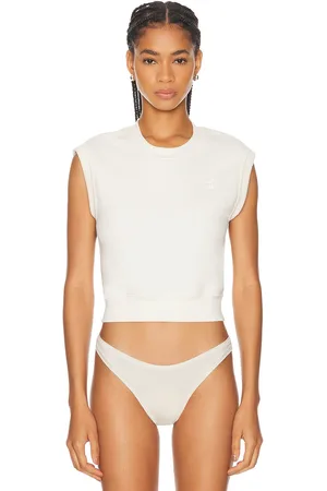 ÉTERNE Sleeveless Crewneck Top in