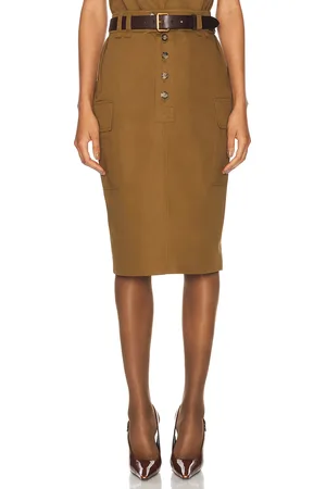 Saint Laurent Cargo Skirt in