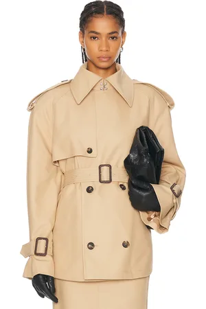 WARDROBE.NYC Cropped Trench in