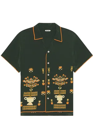 BODE Beaded Paddock Sampler Short Sleeve Shirt in