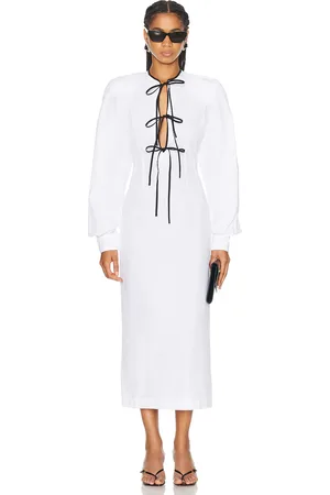 Rowen Rose Long Bow Dress in