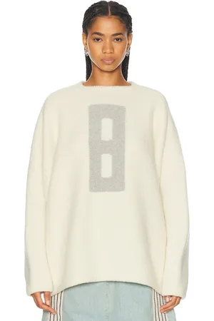 FEAR OF GOD Boucle Straight Neck Relaxed Sweater in