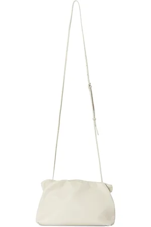 The Row Bourse Grain Leather Clutch in