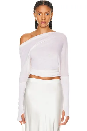ENZA COSTA Tissue Cashmere Slouch Sweater in