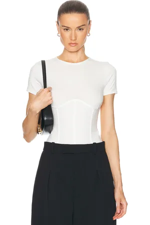 FLEUR DU MAL Organic Cotton T-Shirt Bodysuit in