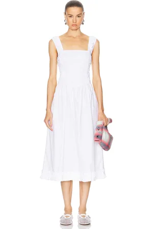 Ganni Midi Smock Dress in