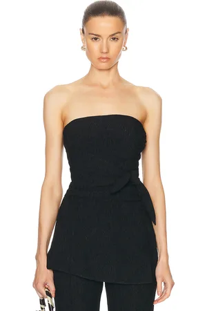 Ganni Strapless Top in