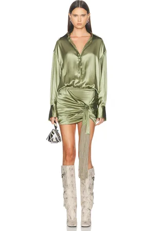 The Attico Mini Shirt Dress in