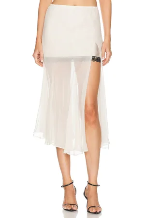 MIMCHIK Sheer Gusset Skirt in