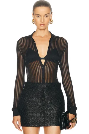 Tom Ford Perforated Rib Shirt in