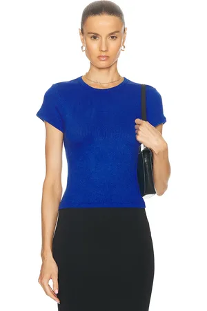 SABLYN Yael Cropped Crew Neck Baby Tee Top in