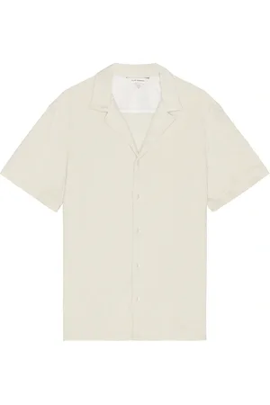 CLUB MONACO Jacquard Toweling Shirt in