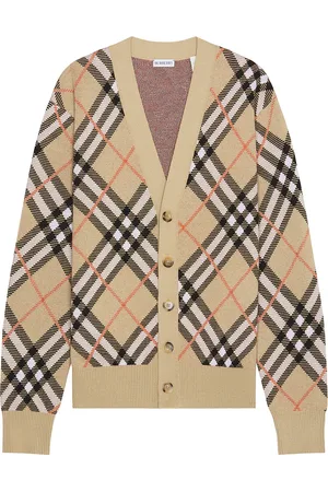 Burberry Check Cardigan in