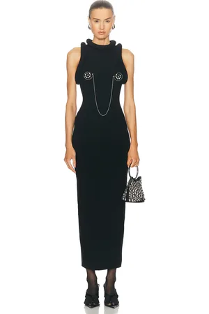 Jean Paul Gaultier Foam Detail Long Dress in