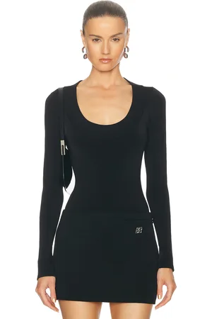 GALVAN Sasha Ballet Neck Bodysuit in