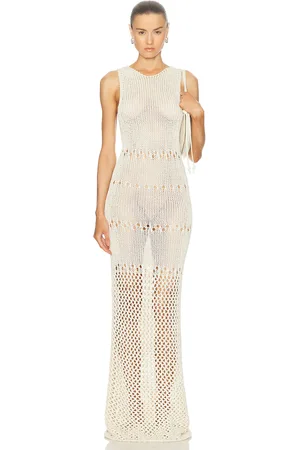 CHRISTOPHER ESBER Pointelle Fractus Midi Tank Dress in