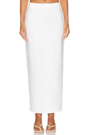 Helsa Linen Maxi Skirt in
