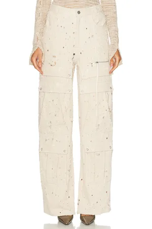 LAPOINTE Distressed Denim Ultra Cargo in
