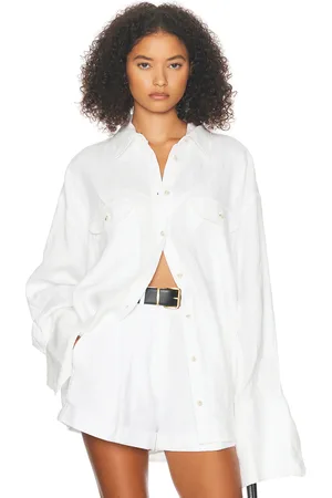 Helsa Washed Linen Shirt in