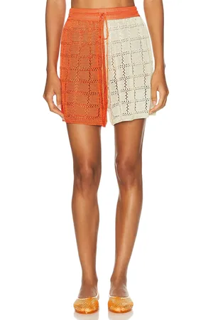 Calle Del Mar For FWRD Two-tone Patchwork Short in