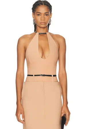 The Attico Plunge Neck Tank Top in