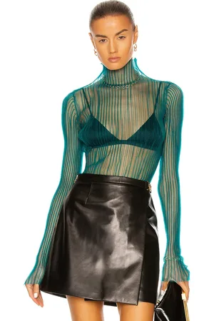 AISLING CAMPS Mist Turtleneck Top in