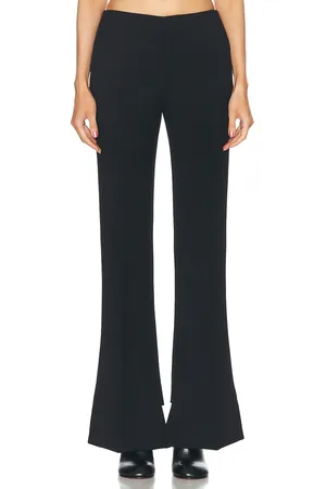 Chloé Wool Crepe Slim Trouser in