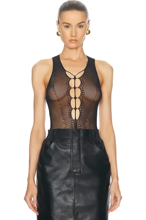 Saint Laurent Cut Out Bodysuit in