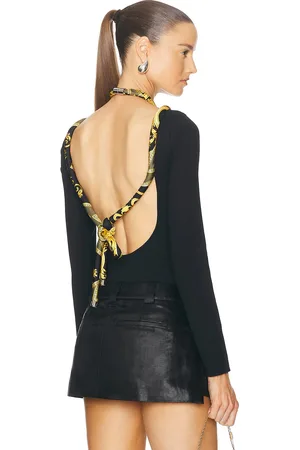 VERSACE Long Sleeve Bodysuit in