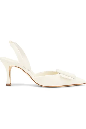 Manolo Blahnik Maysli 70 Velvet Pump in