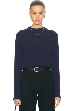 THE ELDER STATESMAN Simple Crew Sweater in