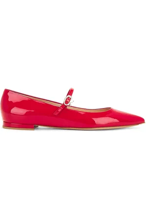 Gianvito Rossi Ribbon Jane Flat in