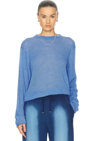 THE ELDER STATESMAN Nimbus Coastal Crew Sweater in