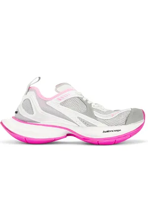 Balenciaga Circuit Sneaker in Grey White & Pink