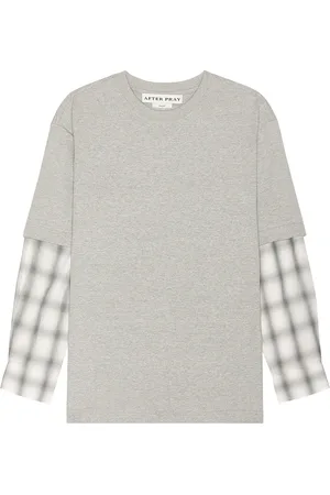 AFTER PRAY Layered Long Sleeve T-Shirt in