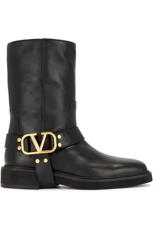 VALENTINO GARAVANI V Logo Signature Biker Boot in