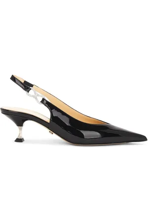 Mach & Mach Crystal Bow Pointed Toe Slingback in